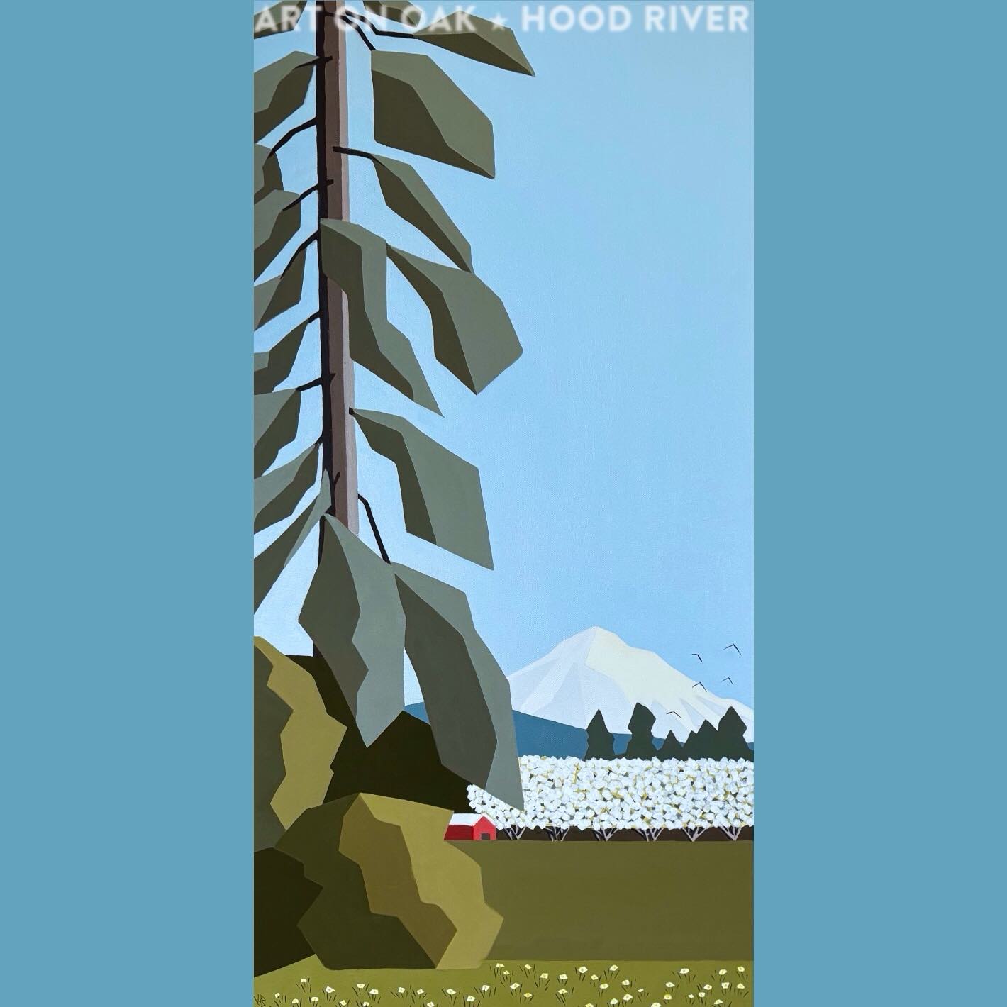 In just over two weeks, it’ll officially be spring! Our artists are filling the gallery with images and colors of the new season. Come on down to Art On Oak at 210 Oak St., Hood River, OR, to see Nancy Houfek Brown’s geometric oil paintings of the orchards in bloom @artistnancyhoufekbrown, Christina Dauenhauer’s dangly spring-colored earrings @growartcycle, Doug Burke’s repurposed metal butterfly sculpture @burkewurkes, Jordan Kim’s cherry blossom collage clutch @foundandrewound, and Cynthia Caudill’s spring gardening hats @rethink.crafts. We’re open every day of the week from 10:00 a.m - 5:00 p.m. “The friendliest gallery in the Gorge.” #spring #artgallery #recycledart #oregonartist #visithoodriver